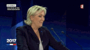 marine le pen GIF by franceinfo