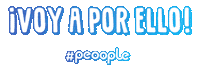 quote voy a por ello Sticker by Peoople