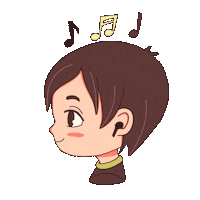 EsmiHz happy music listen listening Sticker