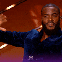 Happy Lenny Henry GIF by The Masked Singer UK & The Masked Dancer UK