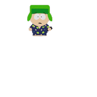 Kyle Broflovski Running Sticker by South Park
