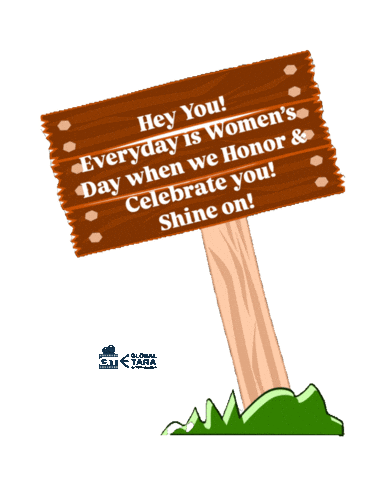 Celebrate Strong Woman Sticker by Global Tara Entertainment