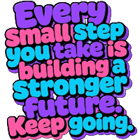 Keep Going You Can Do It Sticker
