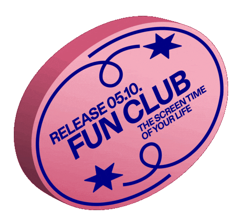 Fun Club Sticker by EXILCLUB