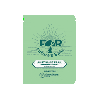 Beer Earth Sticker by Austin Ale Trail