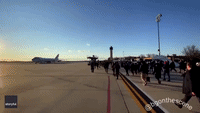 Trump Arrives at Andrews Air Force Base