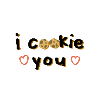 pickthejam cookie iloveyou pickthejam icookieyou Sticker