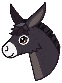 evangelinekingborn donkey evygifs cutedonkey ssodonkeyswanted Sticker