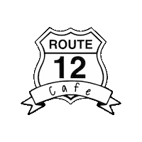 R12C Sticker by Route 12 Cafe