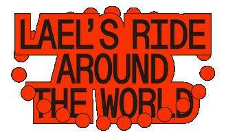 Around The World Orange Sticker by Rapha