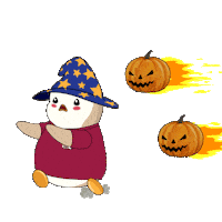 Haunted House Halloween Sticker by Pudgy Penguins