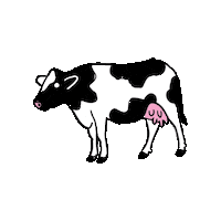 Milk Cow Sticker by ISUExtension