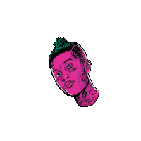 atlantic records lil skies Sticker by 1633