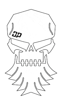 Skull Laughing Sticker by Diesel Power Gear