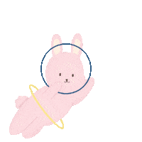 Rabbit Galaxy Sticker