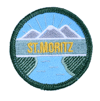europaruntse champagne bubbles switzerland alps Sticker