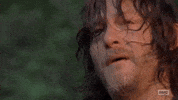 the walking dead crying GIF