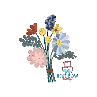 bluebowbakery flowers delivery baking bluebowbakery Sticker