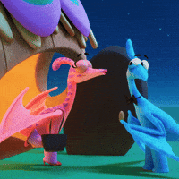 Love You Kiss GIF by Claynosaurz