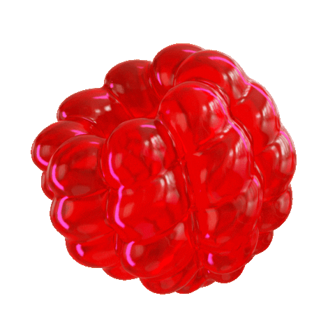 Summer Raspberry Sticker by Multicolore