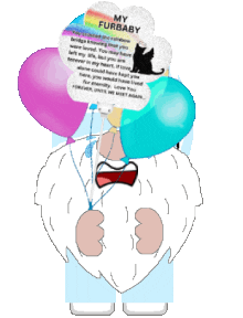 Missing You Pets Sticker