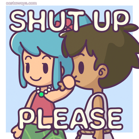 Silence Lol GIF by Castaways