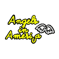 ntck angels in america 국립극단 ntck 네온사인 Sticker