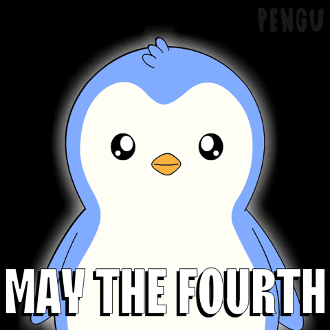 May The Fourth Be With You Star Wars Day GIF by Pudgy Penguins
