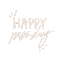 Monday Hand Lettering Sticker