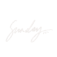 Sunday Hand Lettering Sticker
