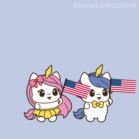 Independence Day Party GIF by Brave Unicorn