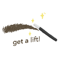 Eyebrow Brow Goals Sticker by Secondate