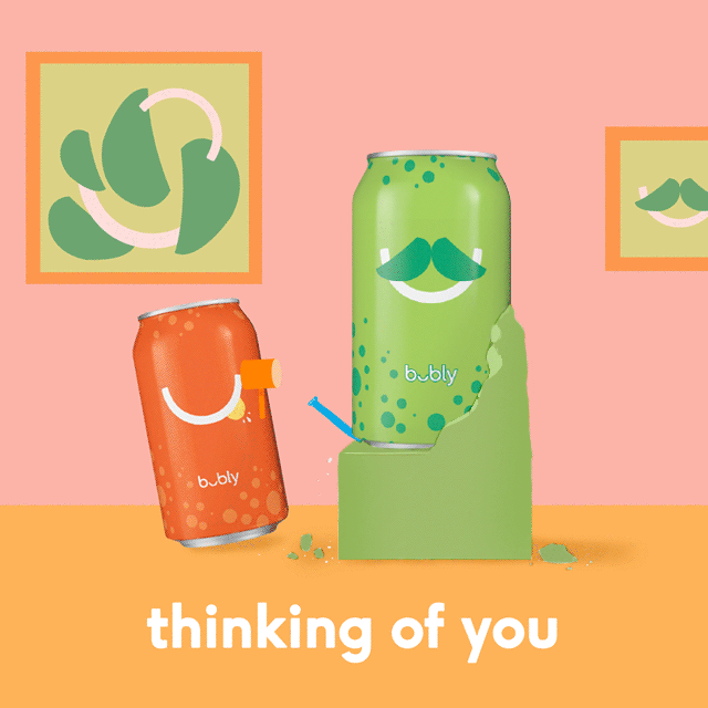 Miss You Flirt GIF by bubly