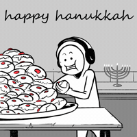 Happy Hanukkah GIF by CC0 Studios