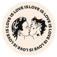 Love Is Love Pride Sticker by Ephemeral Tattoo
