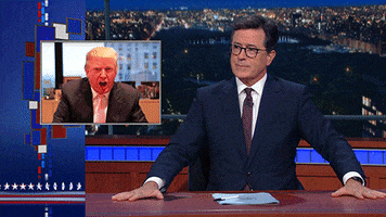 donald trump politics GIF by The Late Show With Stephen Colbert