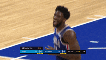 Philadelphia 76Ers Reaction GIF by NBA