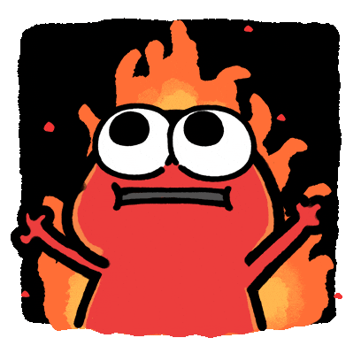Flames Burn Sticker by Sticker Book iOS GIFs