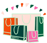 amazonlive shopping gifts shopping bags gift guide Sticker