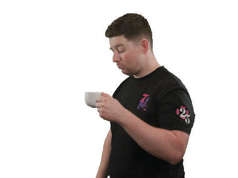 Coffee Tea Sticker by ZOMA Brand Agency