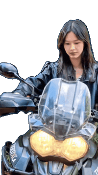 Couple Motorcycle Sticker