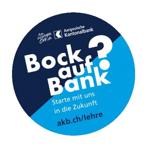 aargauischekantonalbank giphyupload bank lehre akb Sticker