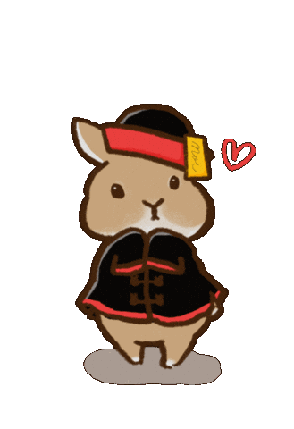 usapon3 giphyupload うさぎ 好き ハロウィン Sticker