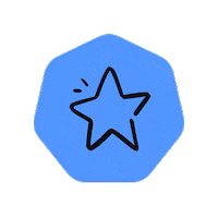 qwickinc star good job great work gold star Sticker
