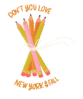 New York Fall Sticker