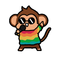 Singer Concert Sticker by Chimpers