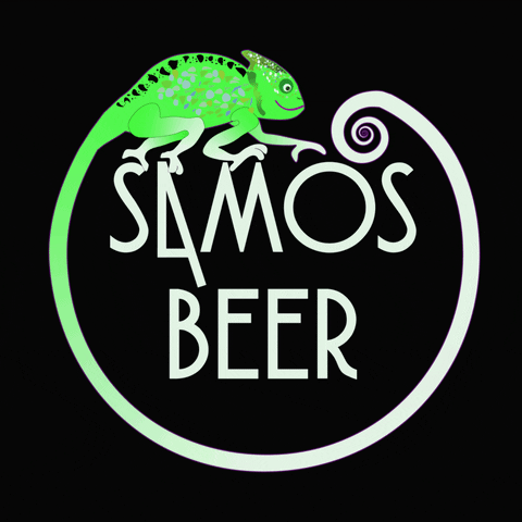 SamosBeer beer brewery ale chameleon GIF