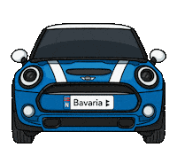 Bavarianorge car electric bmw mini Sticker