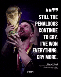 Messi Trophies GIF