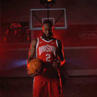 Basketball Hype GIF by Ohio State Athletics